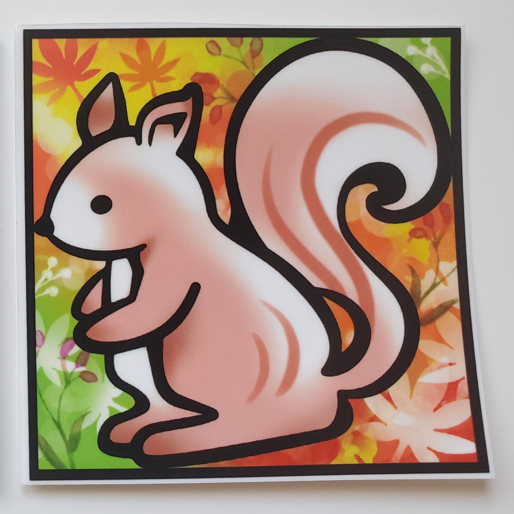 (獨家) 日本光雕圖模 : 松鼠