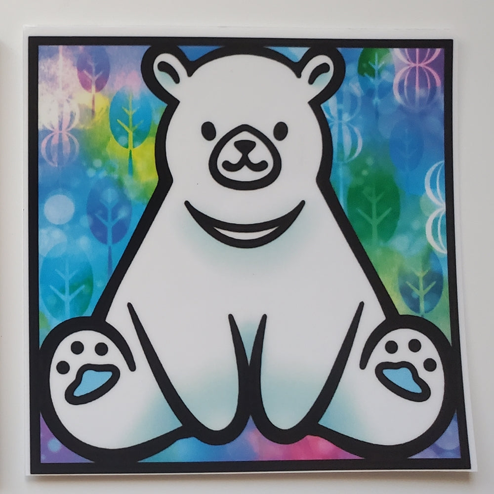 (獨家) 日本光雕圖模 : 北極熊