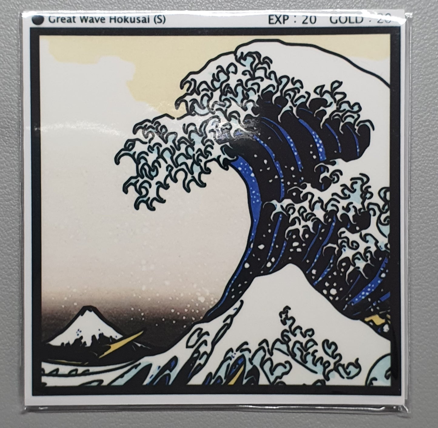 (獨家) 日本光雕圖模 : 神奈川沖浪裏